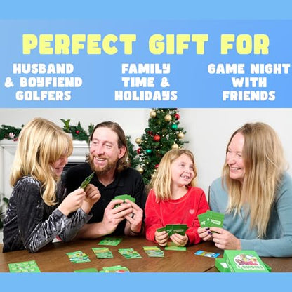 The Golf Card Game - Fun, Fast-Paced, and Strategic Family Games for Game Night, Easy to Learn, Great for Couples, Adults, Teens, and Kids Ages 7+, The Perfect Golf Gift for Men