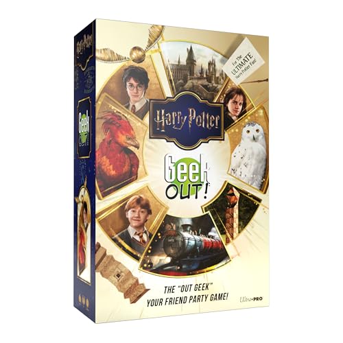 Geek Out! Harry Potter Trivia Game, Test Your Wizarding World Knowledge by Challenging Your Opponents with 600 Magical Trivia Questions/Prompts, Fun Potterhead Party Game, Officially Licensed