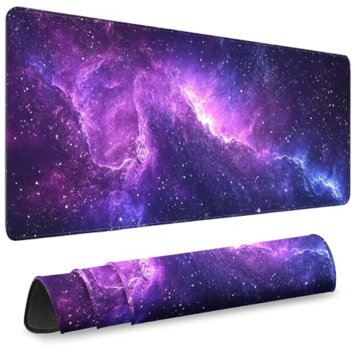 Gaming Mouse Pad, Desk Mat for Keyboard and Mouse, Large Mouse Pad for Desk, Computer Mousepad - color: Starry Sky 6