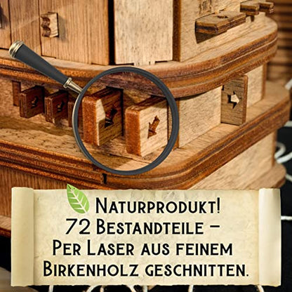 iDventure Cluebox Davy Jones' Locker, Brain Teaser Puzzle Box for Adults - color: Davy Jone's Locker