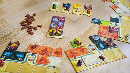 Strategy Board Game, Kingdomino Mechanic with a Twist, Tabletop Game for Kids Teens Adults and Family Game Nights, Ages 8+, 2-4 Players, Moon River by Blue Orange Games - style: Moon River