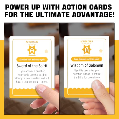 HOLY QUEST, A Fun Bible Trivia Game, Extra Value 400 Cards Pack with 6 Engaging Categories, Perfect for Bible Study, Youth Groups and Church Gatherings, Great Christian Game for Adults and Family