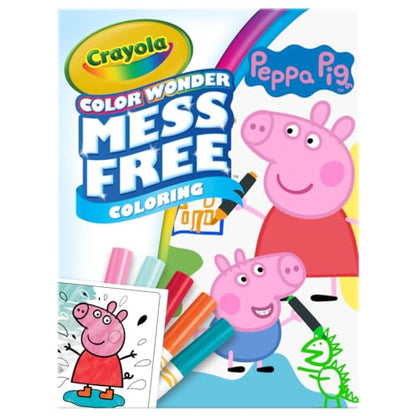 Crayola Peppa Pig Color Wonder Activity Set, Mess Free Peppa Pig Coloring Pages for Toddlers, Peppa Pig Toys, Toddler Gifts - style: Peppa Pig