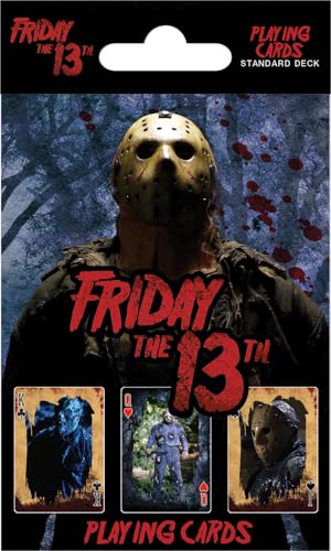 Masterpieces Friday the 13th Playing Cards - 54 Card Deck, Officially Licensed - Ages 4+ - style: Friday the 13th