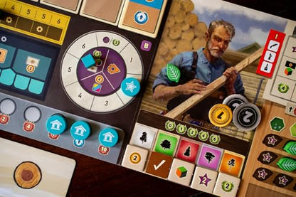 Capstone Games Forestry Strategy Board Game for 1-4 Players Ages 14+ | 1-4 Players, 90 Min Playtime, 14+ Age, Strategy & Resource Management, Eco-friendly Forest Management