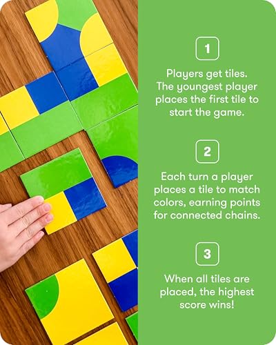SimplyFun Trifusion – Visual Mapping Strategy Board Game for Kids, 2-4 Players, Ages 8 and Up – Spatial Reasoning, Pattern Recognition & Planning – 30 Min Playtime – STEM Board Game - style: Trifusion