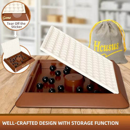 Magnet Game, Board Games for Kids 8-12, Family Games for Kids and Adults, Magnetic Game Chess with Storage Board for Family Game Night, 2-4 Players