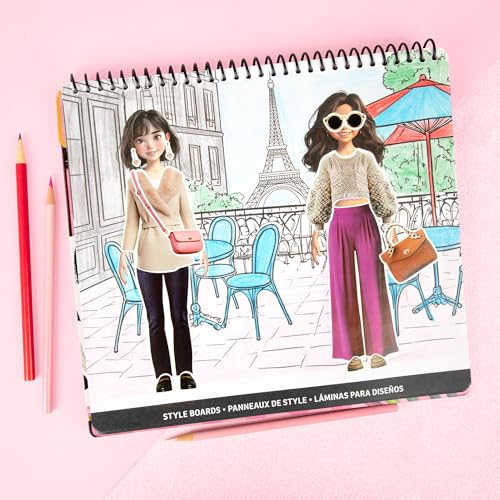 Fashion Angels Luxe Life High Fashion Design Set | Includes 500+ Stickers, Style Boards, Garments & More, Creative Fashion Design Kit for Kids Ages 6+ - style: Luxe Life