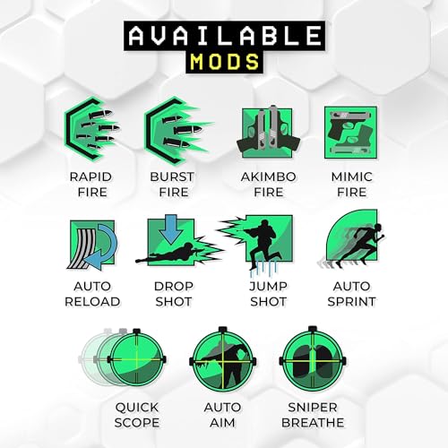 Radioactiive Custom PS-5 Controller Wireless compatible with Play-Station 5 Console by BCB Controllers | Proudly Customized in USA with Permanent HYDRODIP Printing(NOT JUST A SKIN)(MODDED) - color: Radioactiive, size: Modded - Front & Back Print