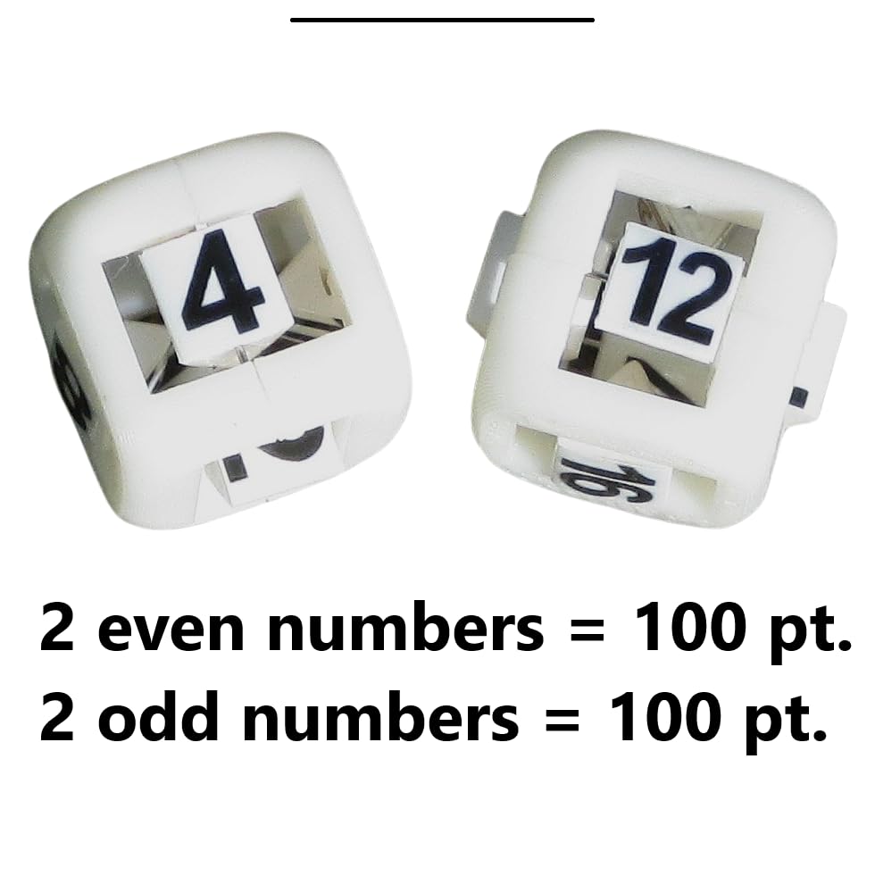 FarkleX™ – Innovative Dice for Farkle Games | 2 Advanced Multi-Surface Dice (1–18) | Fast-Paced Push-Your-Luck Game | Travel-Friendly Strategy Dice Game for Family & Adults