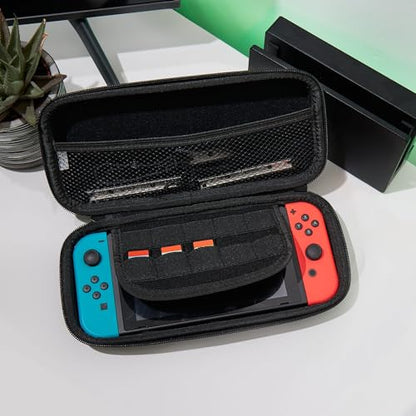Numskull Wicked Hard Shell Travel Case for Nintendo Switch and OLED Model Console - Fits 10 Games and Switch Accessories - color: Wicked