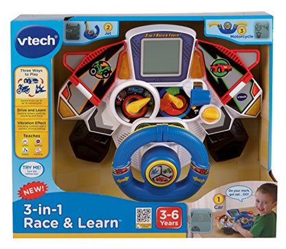VTech 3-in-1 Race and Learn, Blue