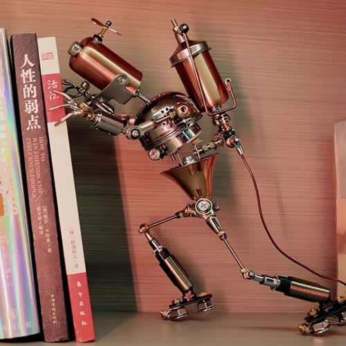 3D Metal Puzzle for Adults, Steampunk Mechanical Model Building Kit - 3D Jigsaw Puzzle for Teens & Adults, Challenging & Creative DIY Art Project, Unique Gift Idea