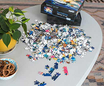 Space Exploration Galaxy Puzzle for Adults and Kids | Difficult 1000 Piece Jigsaw Puzzle Toy | Brain Teaser Challenge for Game Night | Fun Quarantine Gift