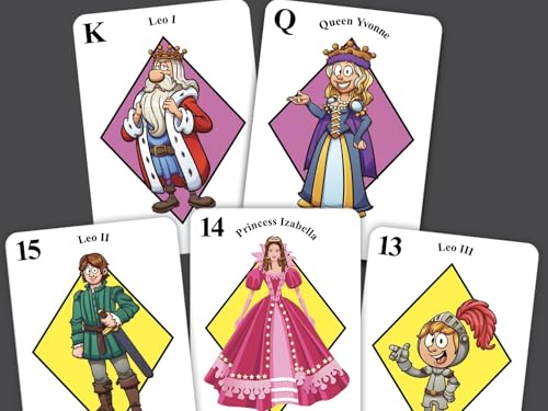 Revenge of The King exciting challenging Strategic Family Card Game Number 1 WarGame in Universe Kings Family Community 140 Hilarious Cartoons Made in The USA