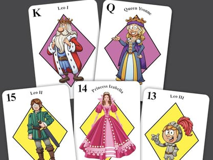 Revenge of The King exciting challenging Strategic Family Card Game Number 1 WarGame in Universe Kings Family Community 140 Hilarious Cartoons Made in The USA