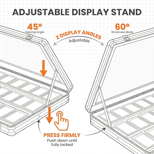 Card Display Case Aluminum Trade Show Display Case Large Portable Trading with Lock for Collectibles, Sports Cards. 34IN x 22IN - Silver - size: 34"X 22'-Silver