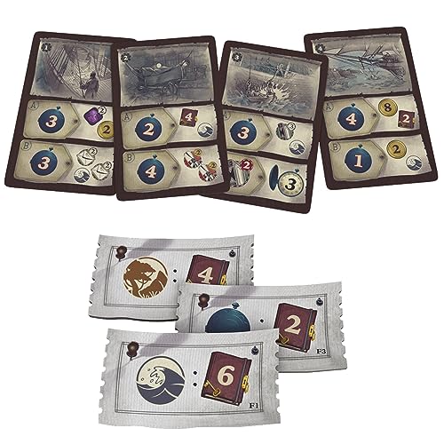 Thundergryph Games Darwin's Journey: Fireland Expansion - New Adventures Await! Strategy Game of Exploration and Discovery for Kids and Adults, Ages 14+, 1-4 Players, 30-120 Minute Playtime