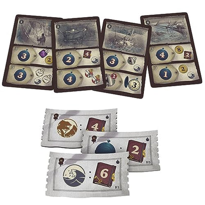 Thundergryph Games Darwin's Journey: Fireland Expansion - New Adventures Await! Strategy Game of Exploration and Discovery for Kids and Adults, Ages 14+, 1-4 Players, 30-120 Minute Playtime
