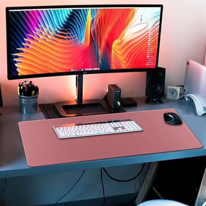 XXL Gaming Mouse Pad 35.4x15.7 Professional Large Mouse Pad & Computer Game Mouse Mat-90x40 Darkpinkus - color: 90x40 Darkpinkus, size: 35.4x15.7x0.1IN