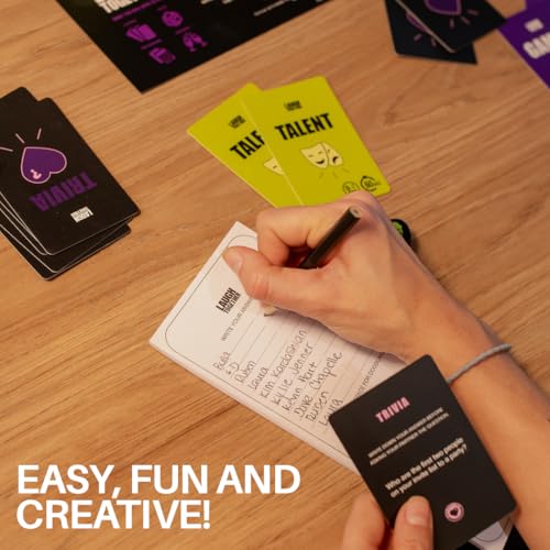 Why Don’t We Laugh Together? - Card Games for Couples with 200 Cards: Talents, Games, Trivia | Fun Date Night Game for 2 Players | Couples Board Games
