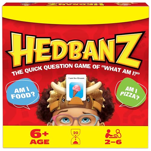 Spin Master Games Hedbanz Picture Guessing Game for Family Game Night - style: Hedbanz Classic, 2nd Edition 2023