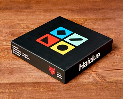 Haiclue | Fast-Paced Board Game for 2-12 Players | Combine Word Tiles to Create Clues | Creative Activity for Adults or Families | Two Player Cooperative or Multiplayer Competitive Party Game