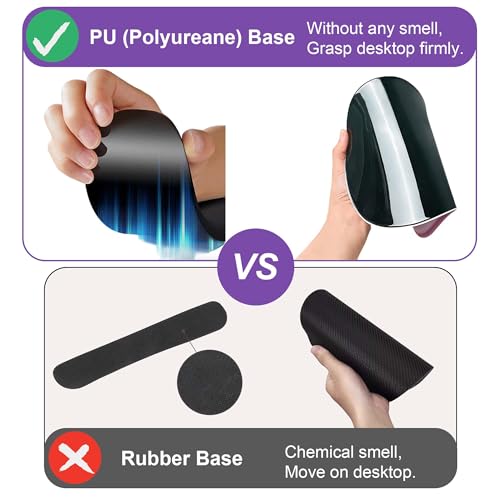 Mouse Pad with Keyboard Wrist Rest,Ergonomic Mouse Pad Wrist Support PU Base with Coaster,Mousepad with Nonslip Base for Computer Laptop Keyboard Home&Office - color: C-Glitter Pink Blue