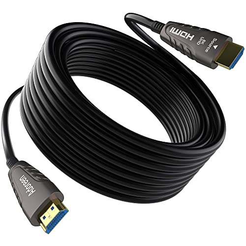 Adoreen 8K Fiber Optic HDMI 2.1 Cable 40 Feet, Active Optical HDMI Cord for 8K@60Hz 4K@120Hz 2K@240Hz Dynamic HDR eARC HDCP2.2&2.3 4:4:4 3D,Compatible PS5/PS4,Ultra HD TV(12.2m) - size: 40FT