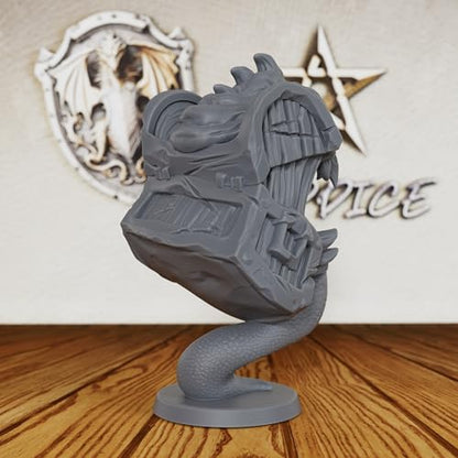 AUSPDICE 28MM Unpainted Mimic DND Miniature, Fantasy Tabletop Gaming Figurine, Compatible with Dungeons and Dragons, TTRPG Games, RPG Accessory for Dungeon Trap Scenarios & DMS-AS377