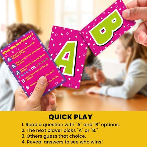 QUOKKA Pop Culture Card Game for Teens, Kids, Adults – 500+ Trendy Questions About Music, Movies & Internet Fun | What Would You Choose Challenge | Funny Party & Family Night Game, Travel & Sleepovers - color: 8. Pop Culture