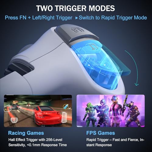 G-STORY Mobile Gaming Controller USB-C Bluetooth for Android Dual Hall Joysticks Ergonomic