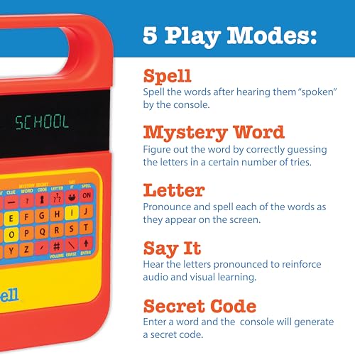 Speak & Spell Educational Learning Toy, Spelling Games, 80s Retro Handheld | Educational Learning Toy, Spelling Games, 80s Retro Handheld, Autism Toys - style: Speak & Spell