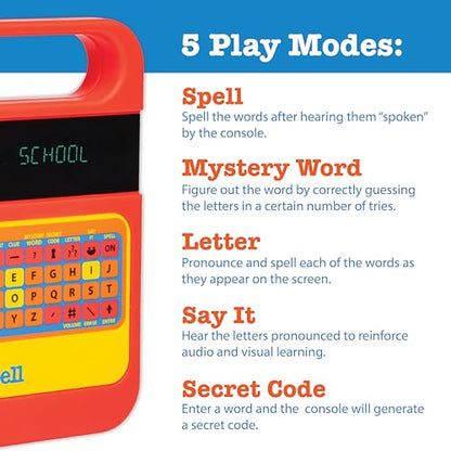 Speak & Spell Educational Learning Toy, Spelling Games, 80s Retro Handheld | Educational Learning Toy, Spelling Games, 80s Retro Handheld, Autism Toys - style: Speak & Spell