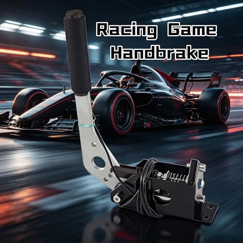 vexshadgor USB Handbrake, Universal Sim Racing Handbrake for PC with Non Contact Hall Sensor, Plug and Play for G27 G29 G920 G923 T500 T300,DIRT RALLY ETS2