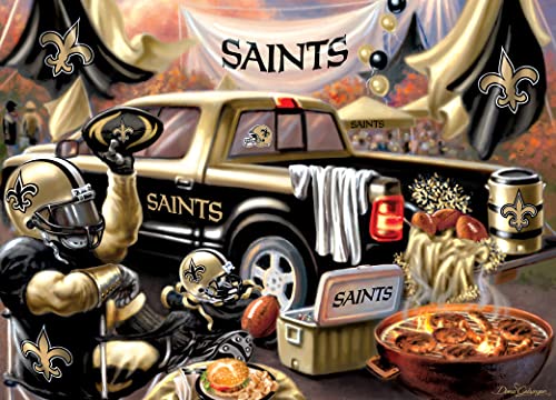 Masterpieces 1000 Piece Jigsaw Puzzle for Adults - NFL New Orleans Saints Gameday - 19.25"x26.75" - style: New Orleans Saints