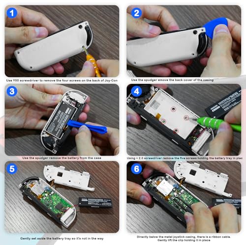VGBUS Joypad Joystick Replacement Joy-con Repair Tools Kit Joystick Replacement for Nintendo Switch Joy-Con Controller/Switch Lite/Switch OLED Fix Joystick Drift 32PCS