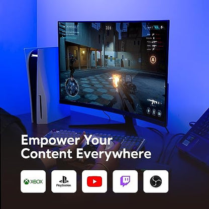 AVerMedia 4K60 Capture Card with HDMI 2.1, Low Latency, 4K144/4K120 Passthrough, Game Capture Device for PS5, PS5 Pro, Xbox, Switch, Streaming on Twitch, OBS on Mac & PC, GC553G2 Live Gamer Ultra 2.1