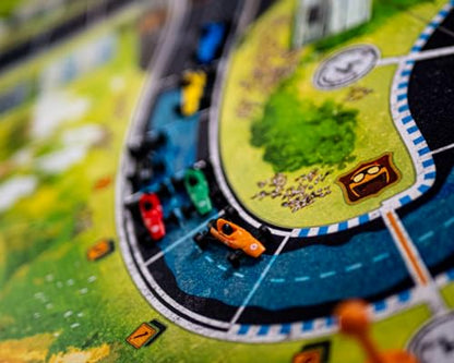 Asmodee Heat: Heavy Rain Board Game Expansion - New Japan & Mexico Tracks, Intense Car Racing Strategy Game, Fun Family Game for Kids & Adults, Ages 10+, 1-7 Players, 60 Min Playtime