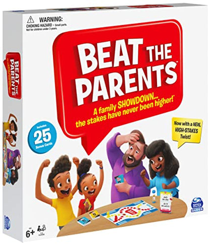 Beat The Parents Classic Family Trivia Game, Kids Vs Parents, with 25 Bonus Cards for Ages 6 and up (Amazon Exclusive) - color: Beat the Parents W/ 25 Bonus Cards - Amazon Exclusive