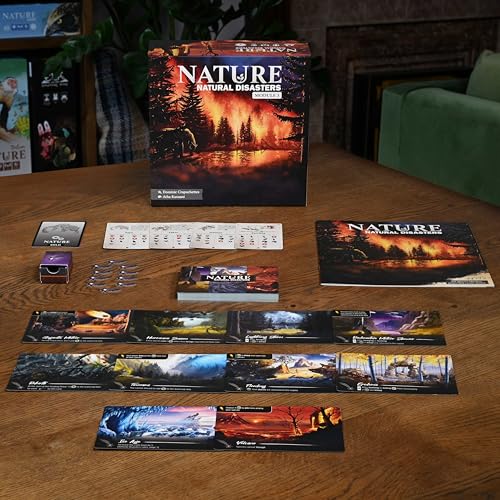 Nature Board Game Expansion – Module 3: Natural Disasters | Survive Volcanoes, Ice Ages, and Catastrophic Ecosystem Events | Wildlife Strategy Game | 1-4 Players, Solo Mode, Age 10+ | Northstar Games