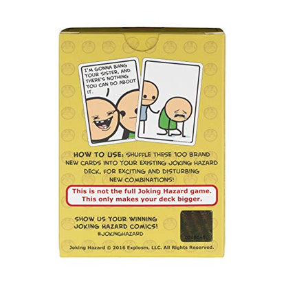 Joking Hazard Deck Enhancement #2 - Expansion Pack for Fun Party Games by Cyanide & Happiness, 100 New Hilarious Comic Cards | Perfect for Game Night | Enhancement #2 - style: Expansion Pack 2