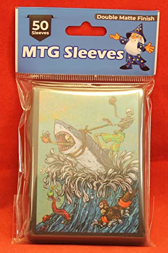50 MTG Standard Card Sleeves Deck Protector - Great White Wave