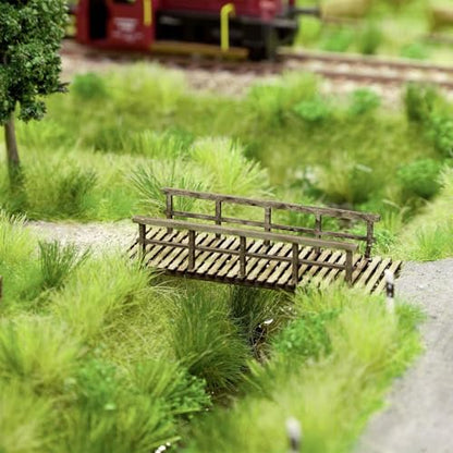 Warmtree 126 Pcs Static Grass Bushy Tufts Lowland Shrubs Tuft Terrain Model Kit for Train Landscape Railroad Scenery Sand Military Layout Model Miniature Bases and Dioramas - color: Green,dry Yellow