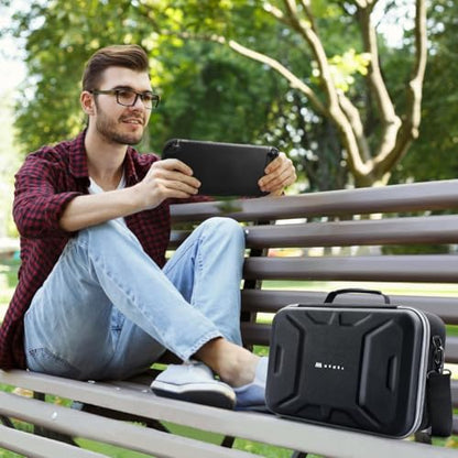 Mumba Deluxe Carrying Case for Nintendo Switch 2 [Max Version] All-in-One Hard Shell Travel Case,27 Game Card Slot, for Switch 2 Console, Pro Controller, Dock, Joy-Con, Switch 2 Accessories (Black)