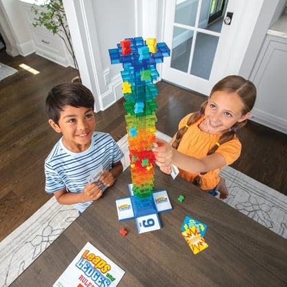 MindWare Leaps and Ledges Strategy Game - Ages 8+ - Fun Party Game and Family Game Night Activity for Kids, Teens, and Adults - 2 to 4 Players