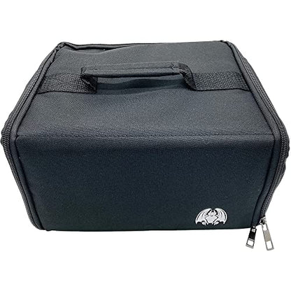 Miniature Storage Case - 80 Foam Slot Miniature Carrying Box - Figurine Storage with Handle - Figure Army Cases - Hobby Model Minis (4 Tray)