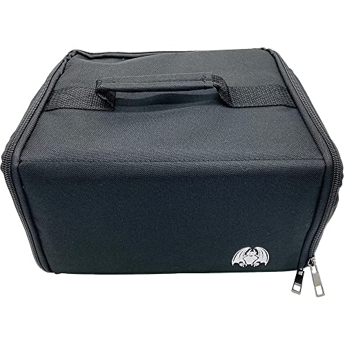 Miniature Storage Case - 80 Foam Slot Miniature Carrying Box - Figurine Storage with Handle - Figure Army Cases - Hobby Model Minis (4 Tray)