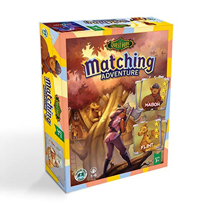 Matching Adventure Memory Game, Matching Games for 3 Year Olds and Up, Fantasy-Inspired Strategy and Concentration Game