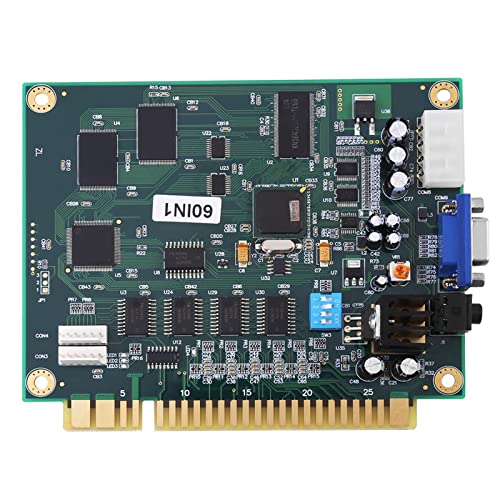 Classic 60-in-1 Multicade Game PCB Board – CGA/VGA Output, Jamma Compatible, for Cabinets & DIY Game Machines